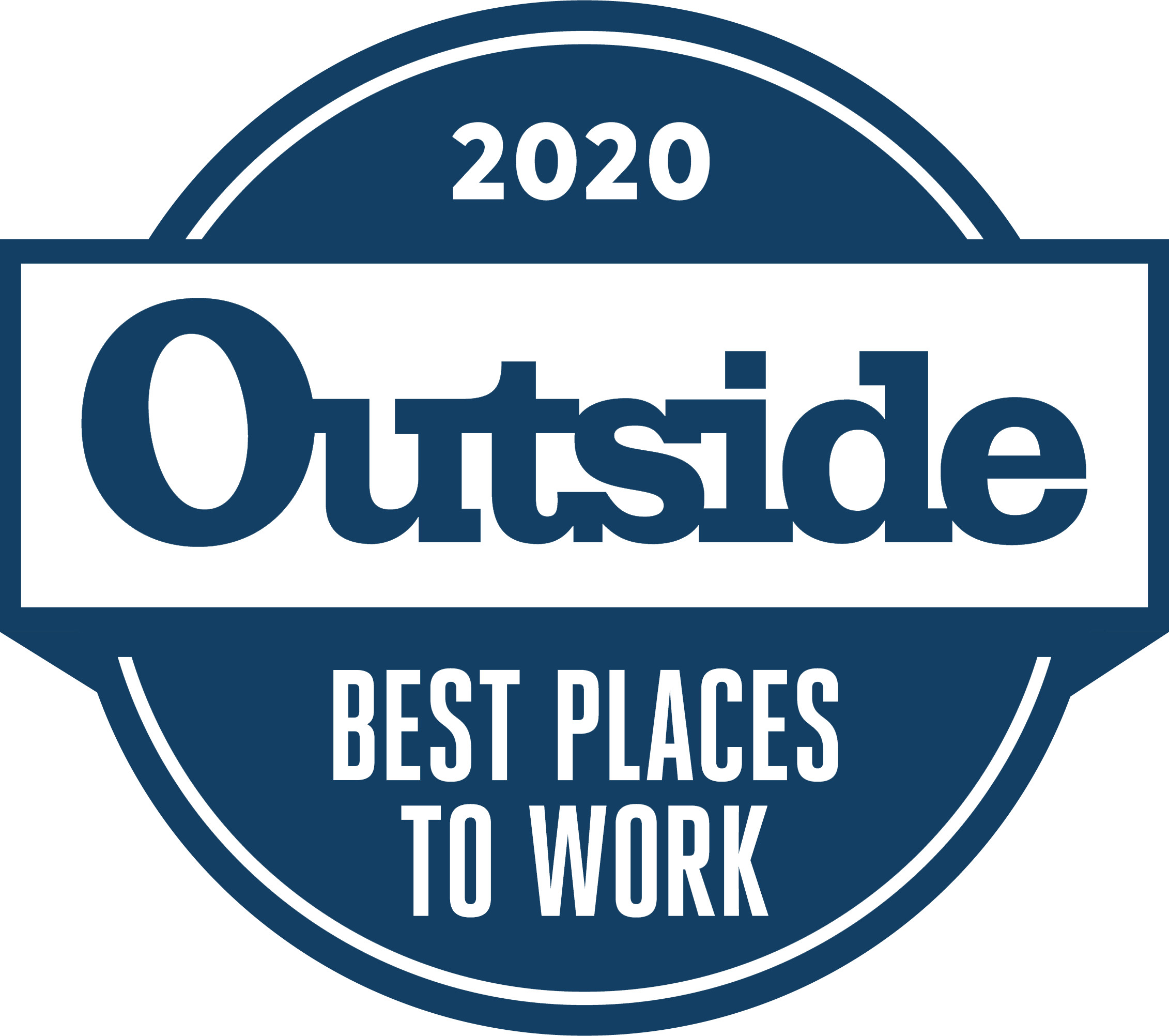 Outside Magazine Best Place to Work 2020 Chimney Rock Mortgage Award